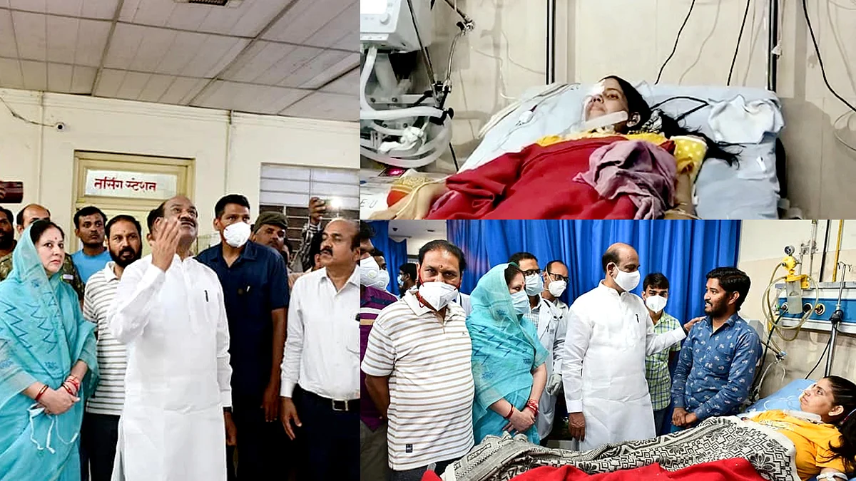 अस्पताल में चूहे के हमले की पीड़िता से ओम बिरला ने की मुलाकात