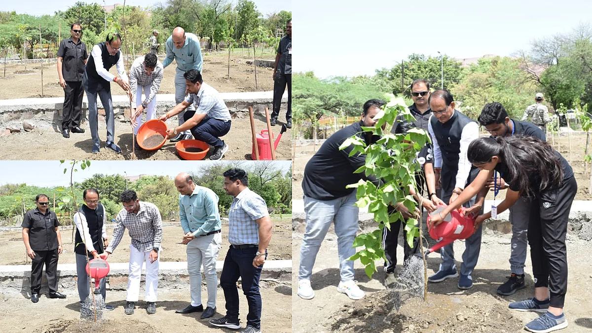 One Plant A Day: आज स्मार्ट उद्यान में सीएम शिवराज ने लगाए नीम, पीपल और करंज के पौधे