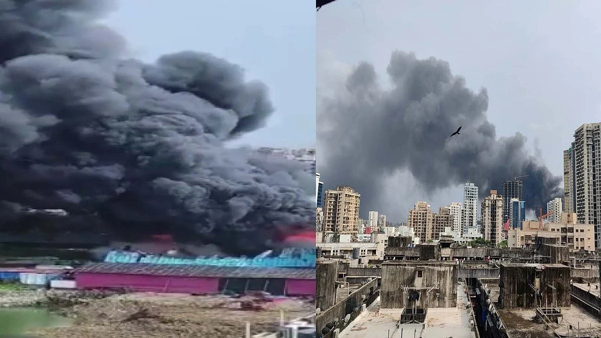 मुंबई: अंधेरी पश्चिम क्षेत्र में वल-2 की दुकान में लगी आग, मौके पर पहुंची दमकल की 10 गाड़ियां