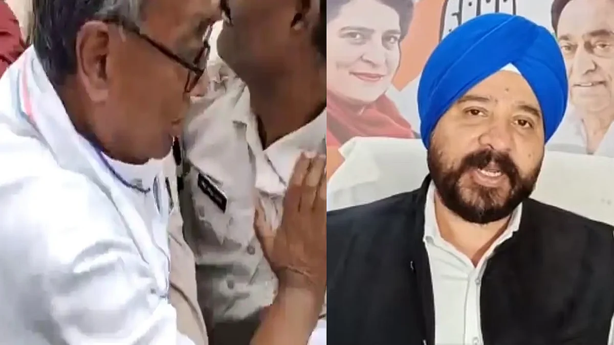 नरेंद्र सलूजा ने कहा- सच ये है दिग्गी ने कोई कालर नहीं पकड़ी।