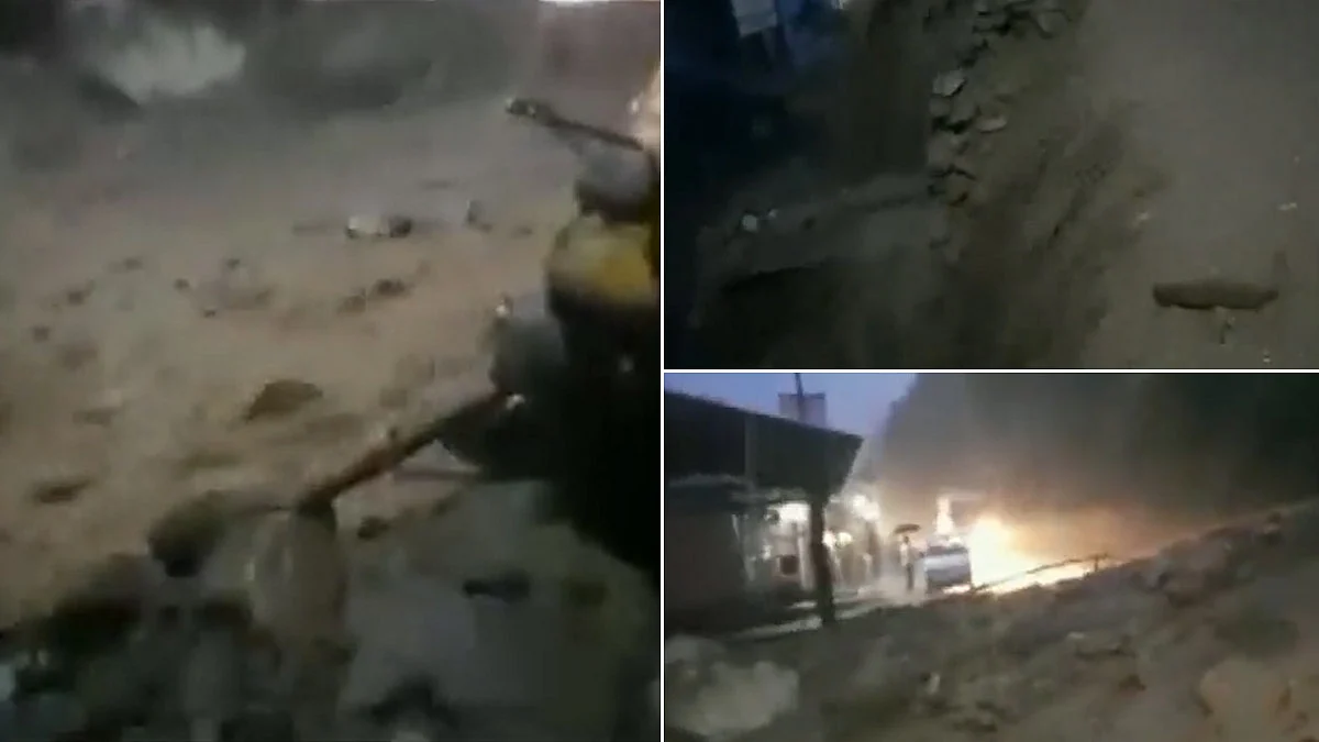 सहस्त्रधारा में पहाड़ी से टूटकर आए मलबे से भारी नुकसान