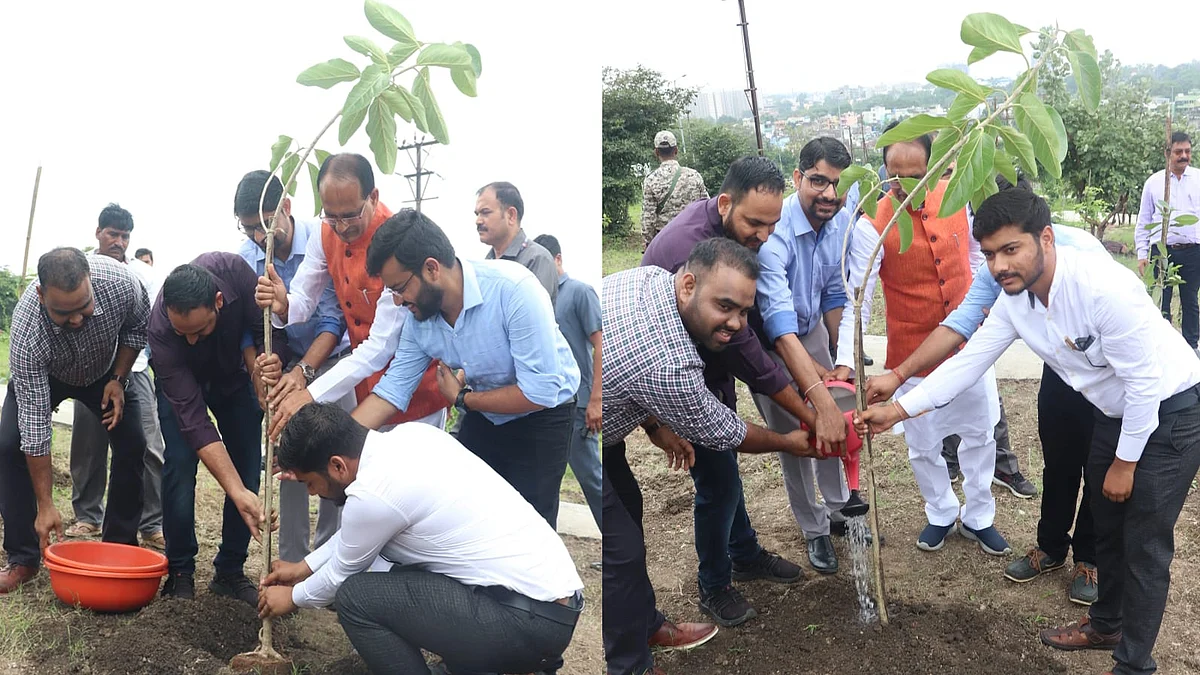 CM शिवराज ने भोपाल में लगाए ये पौधे