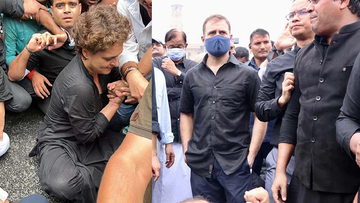 महंगाई पर महासंग्राम: राहुल के बाद प्रियंका गांधी भी हिरासत में