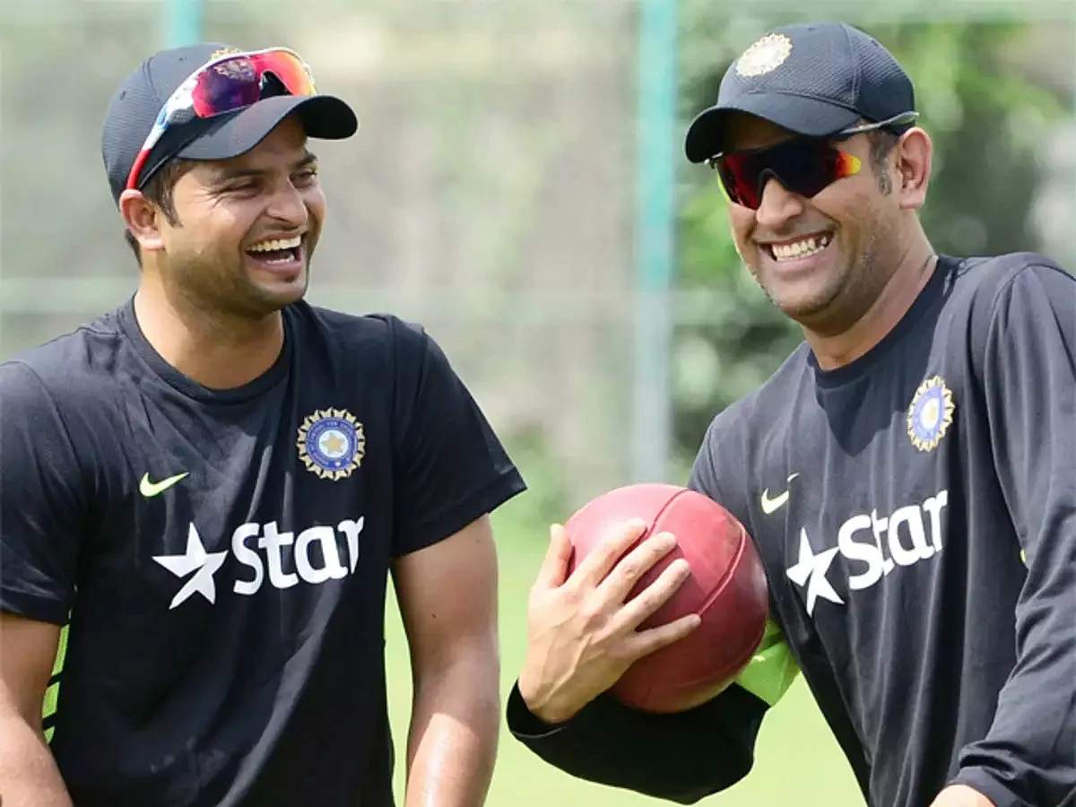 Mahendra Singh Dhoni and Suresh Raina