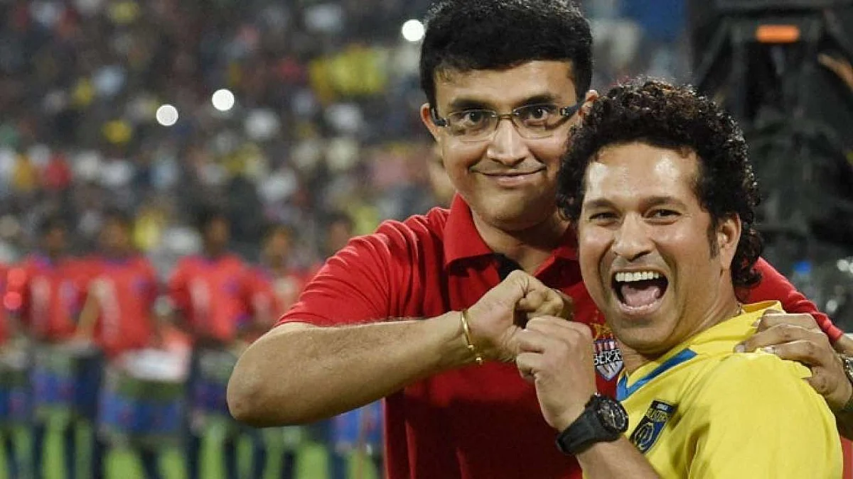 Sachin Tendulkar and Sourav Ganguly