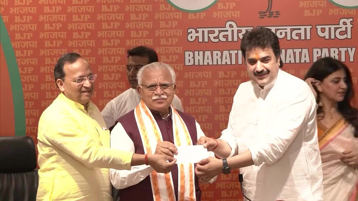 कुलदीप बिश्नोई ने भाजपा की ज्वाइन