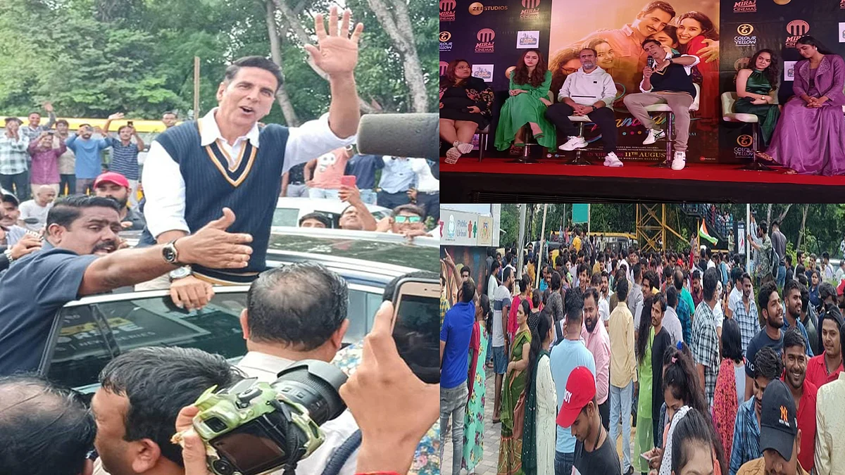 फिल्म प्रमोशन के लिए इंदौर आए Akshay Kumar