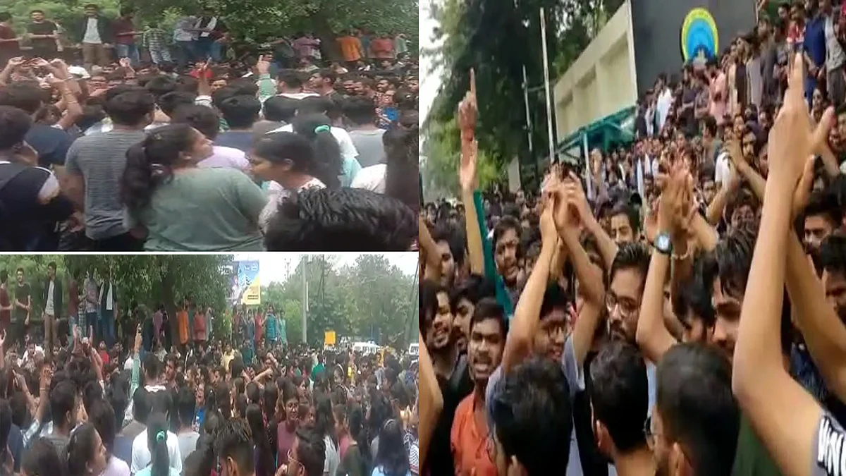 MANIT के स्टूडेंट्स ने प्रबंधन के खिलाफ किया हंगामा