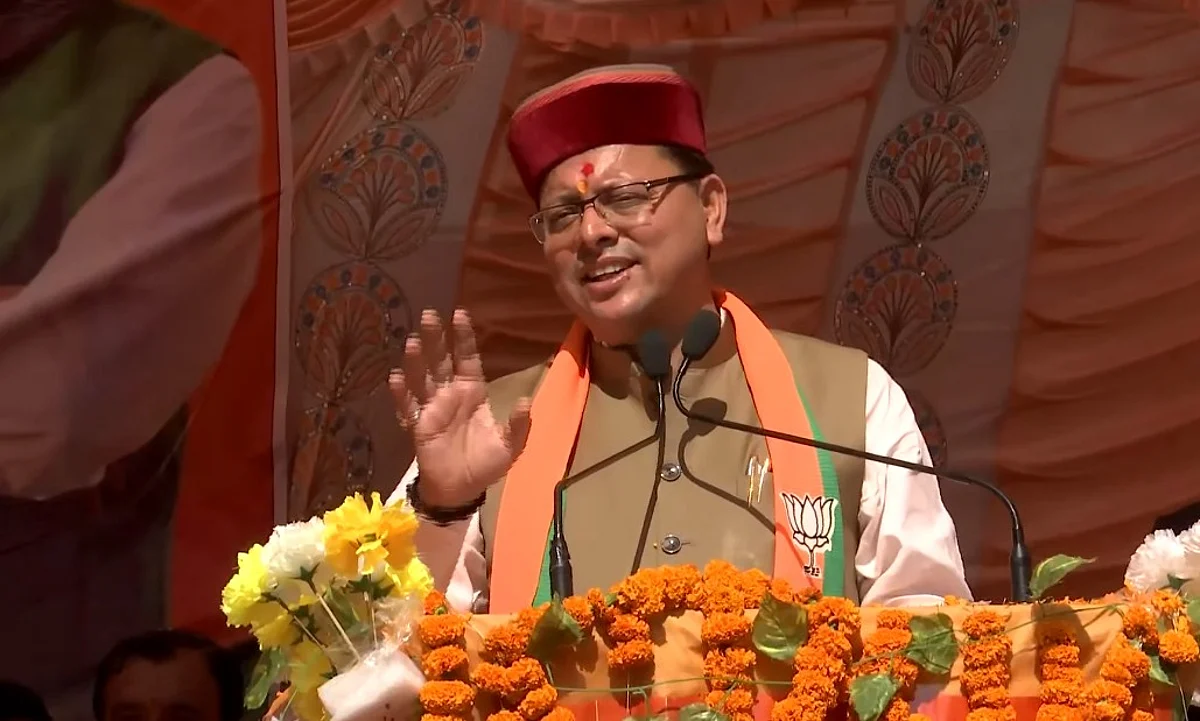 हिमाचल में पूर्ण बहुमत के साथ भाजपा आने वाली है: CM पुष्कर धामी