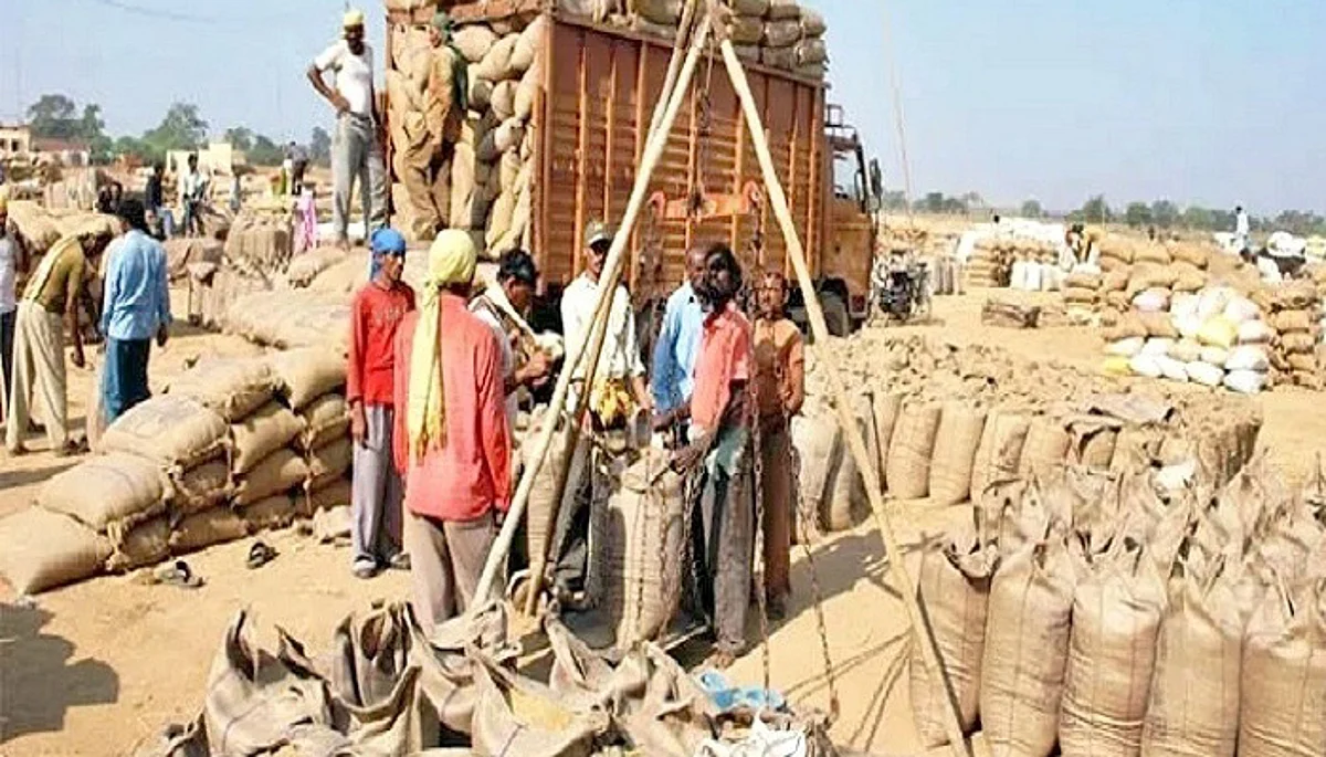 प्रदेश में धान खरीदी का नया कीर्तिमान