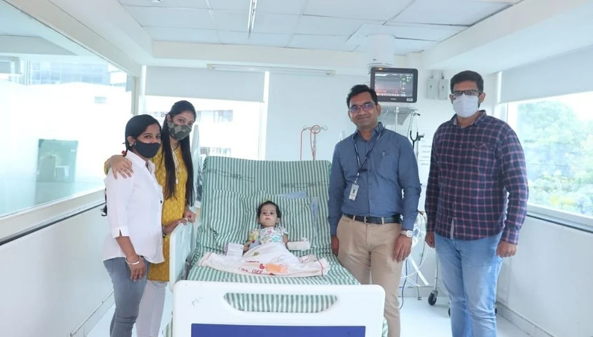 पुण्यातील वेदीकाला दिले 16 कोटीचे इंजेक्शन