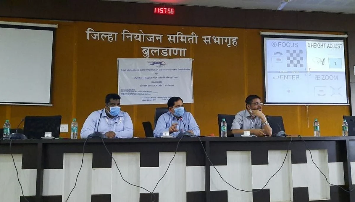 अखेर! महाराष्ट्रात धावणार हायस्पीड बुलेट ट्रेन बुलढाण्यात झाले प्रेझेंन्टेशन