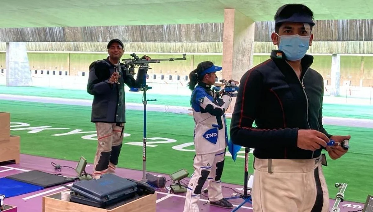 Indian Olympics Team: टोकियोमध्ये सुरू केले प्रशिक्षण; पाहा फोटो