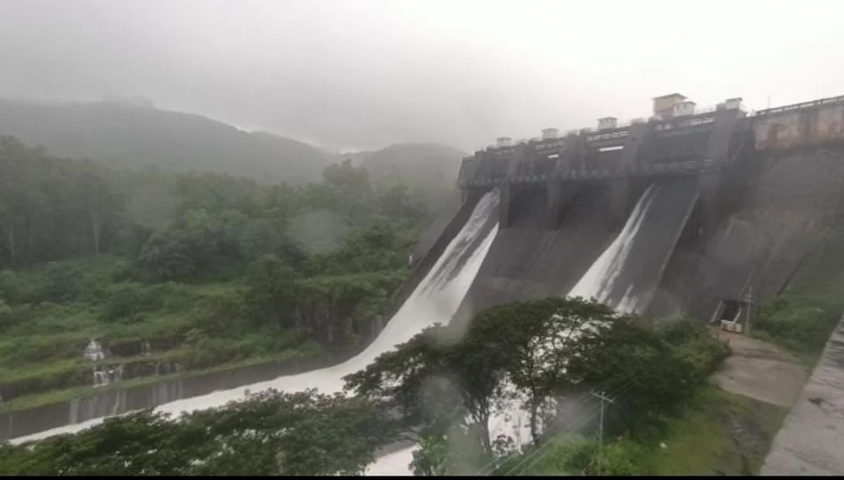 चांदोली धरण 86 टक्के भरले, धरणाचे दरवाजे उघडले; पाण्याचा विर्सग सुरु