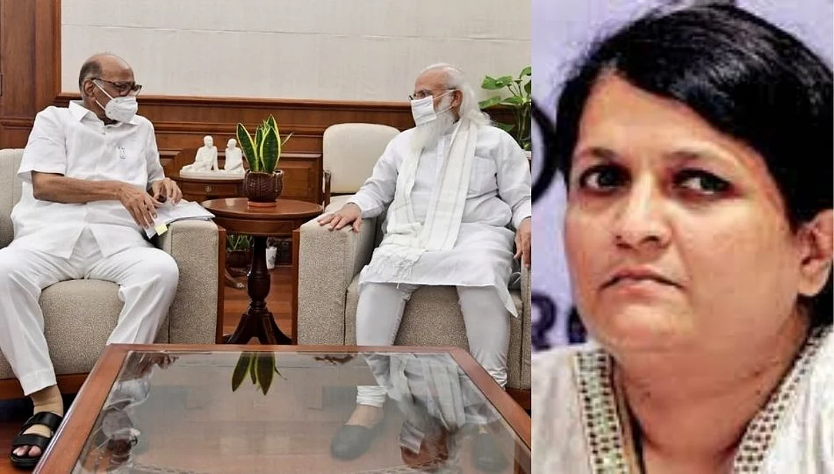पवार - मोदी भेटीवर अंजली दमानिया म्हणाल्या: महाराष्ट्राचं वाटोळं आता...