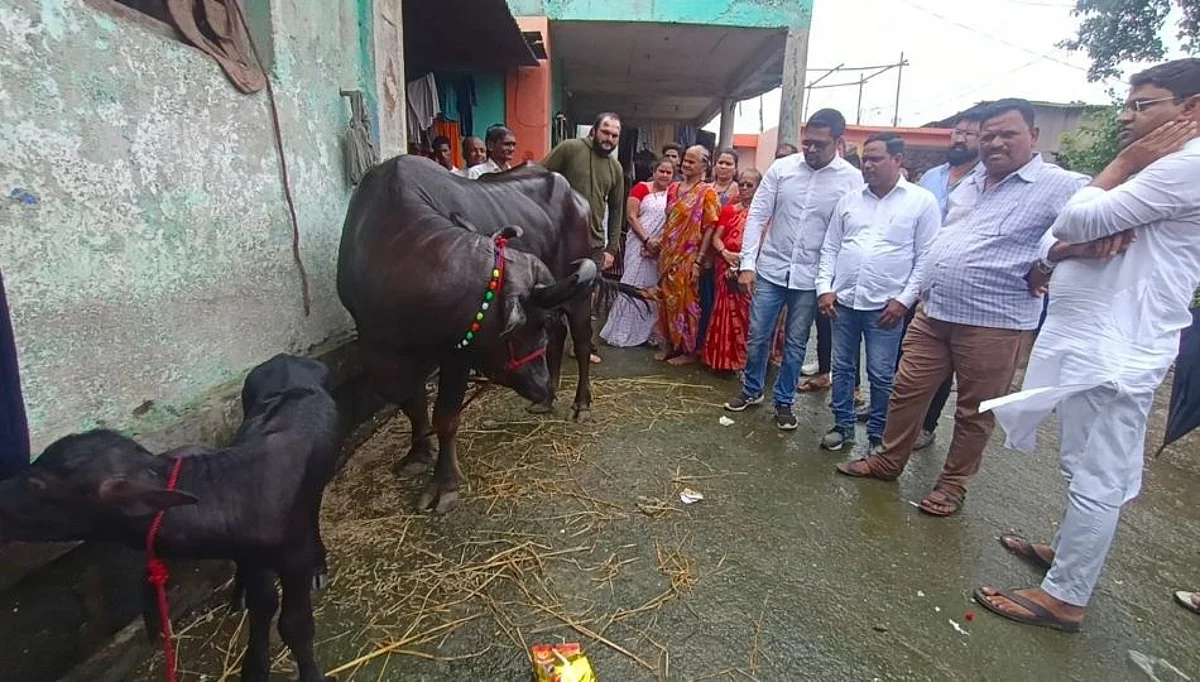 साम टीव्हीच्या बातमीची दखल घेत शिवसेनेने केली शेतकऱ्याला मदत...