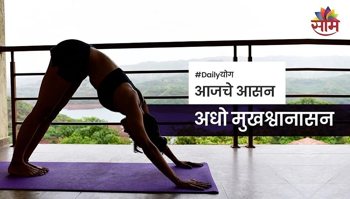 Daily Yoga : अधो मुखश्वानासन करण्याचे फायदे...
