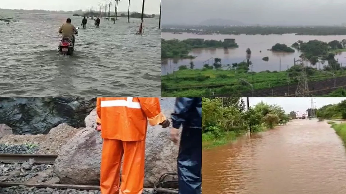 कसारा घाटात दरड कोसळल्याने वाहतूक सेवा विस्कळीत