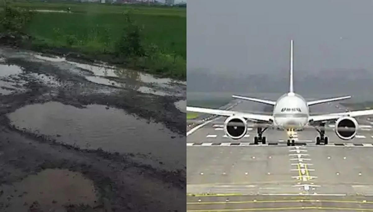 मुंबई ते सिंधुदुर्ग विमान प्रवासानंतर, करावा लागणार खड्यातून प्रवास!