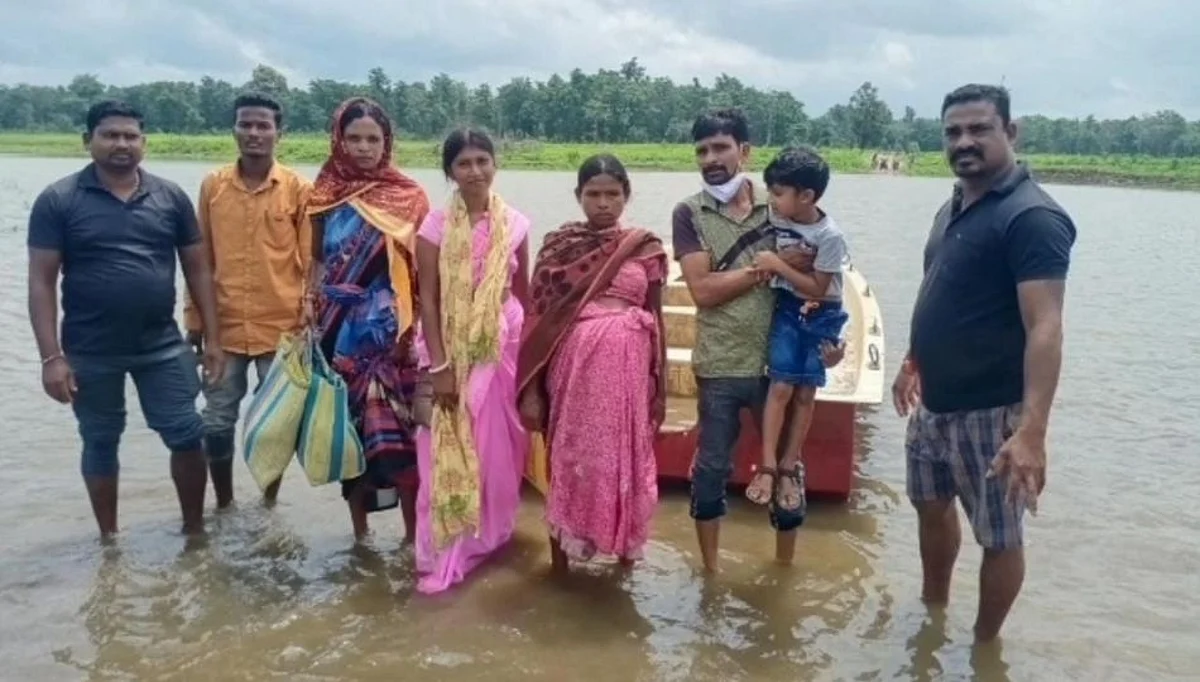 Gadchiroli: प्रसुतीसाठी गरोदर मातेचा जीवघेणा प्रवास...