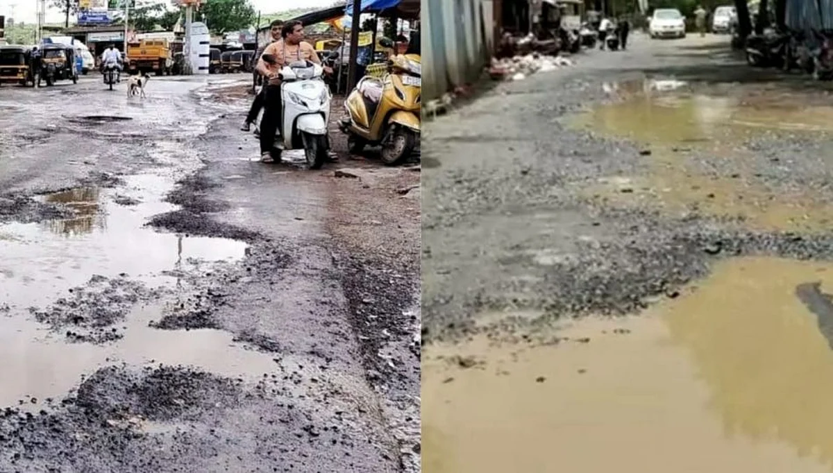 यावर्षी बाप्पाचे आगमन खड्ड्यांतून???