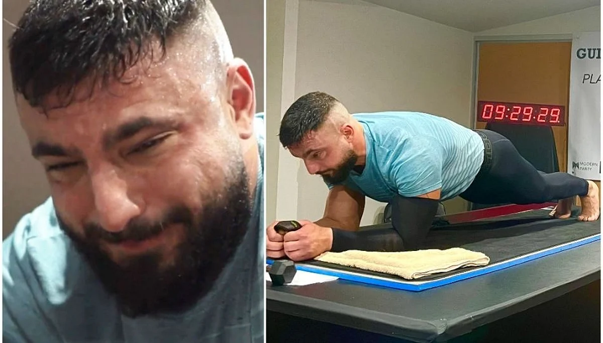 Video: तब्बल 9 तासापेक्षा जास्त वेळ केलं Plank; गिनीज बुकमध्ये नोंद