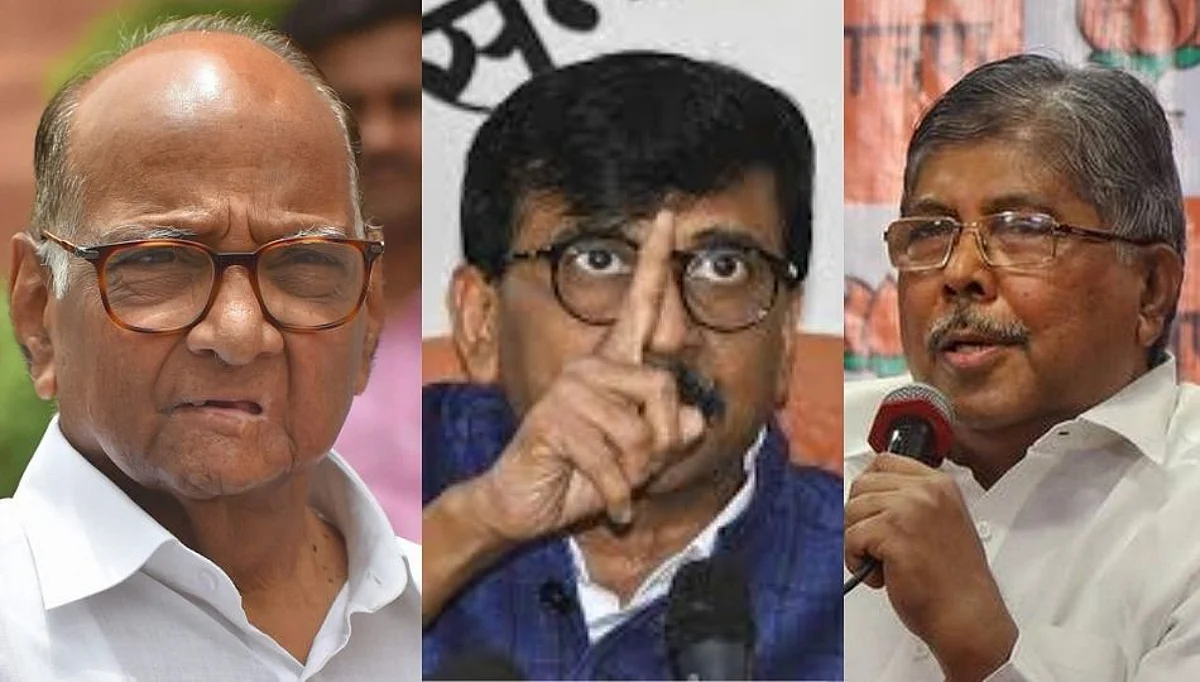 शरद पवारांनी पाठीत खंजीर खुपसल्याचे एक उदाहरण दाखवा; मी राजकारण सोडेण, संजय राऊतांचे, चंद्रकांत पाटलांना चॅलेंज!