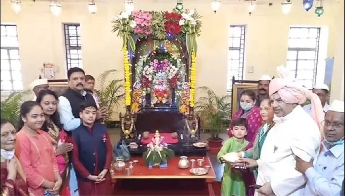 सांगली संस्थानचा सरकारी गणपती विराजमान; साध्या पद्धतीने उत्सव