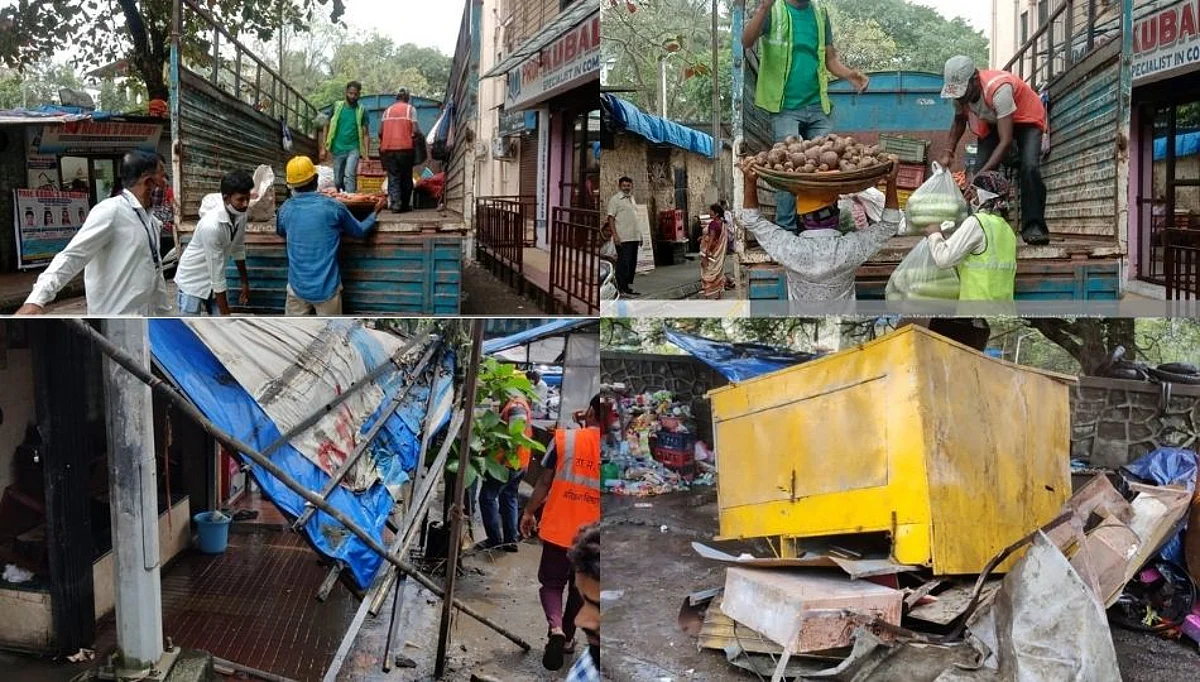 ठाण्यात फेरीवाल्यांविरोधात कारवाईची मोहीम तेजीत