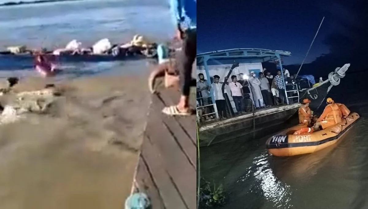 Boat Accident : आसाममध्ये ब्रह्मपुत्रा नदीत दोन बोटींची धडक, ७० पेक्षा जास्त जण बेपत्ता