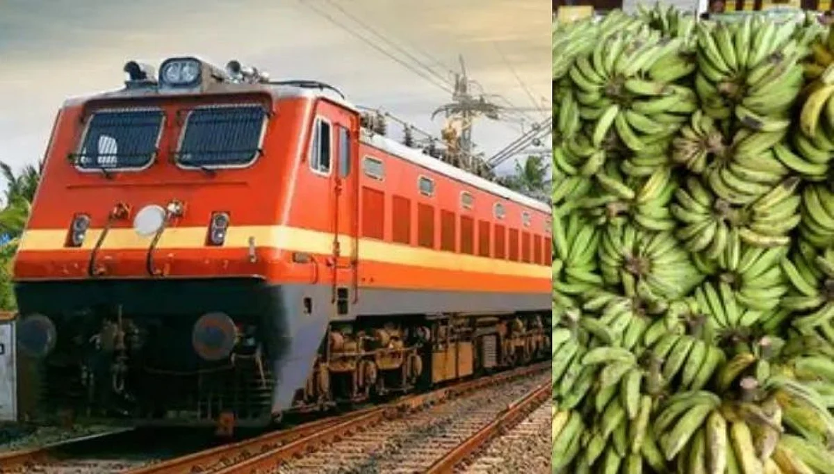 केळी वाहतूकीतून रेल्वे कोट्याधीश; पाच महिन्यात मिळाले १८ कोटी