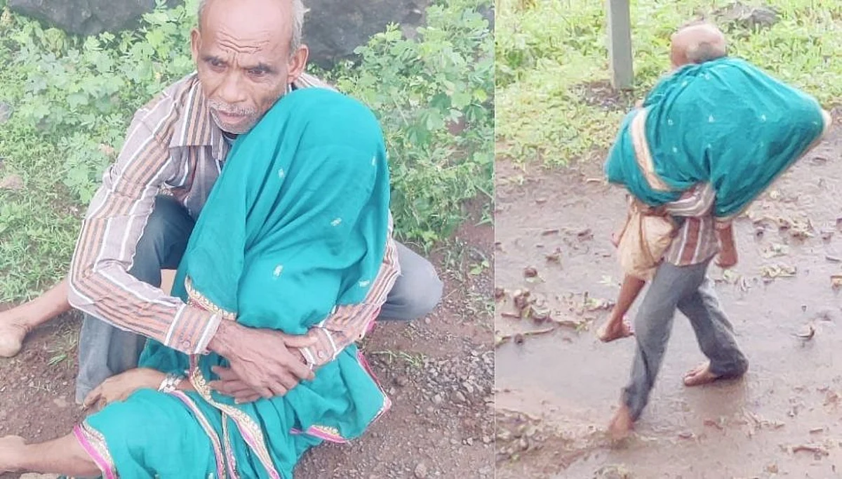 दरड कोसळल्याने घाट बंद; उपचारासाठी नेत असलेल्या महिलेचा दुर्दैवी मृत्यू