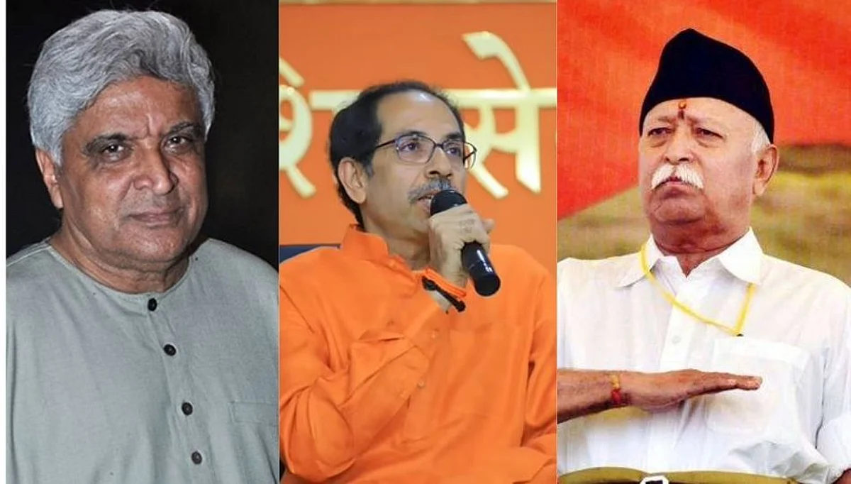 जावेद अख्तर आणि संघाच्या सामन्यामध्ये, शिवसेना संघाच्या बाजूने...
