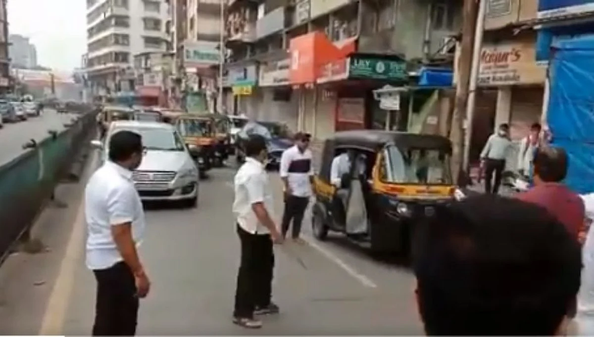 शिवसेनेची दादागिरी! उपमहापौरांच्या पतीची रिक्षाचालकांना दांडक्यानं मारहाण