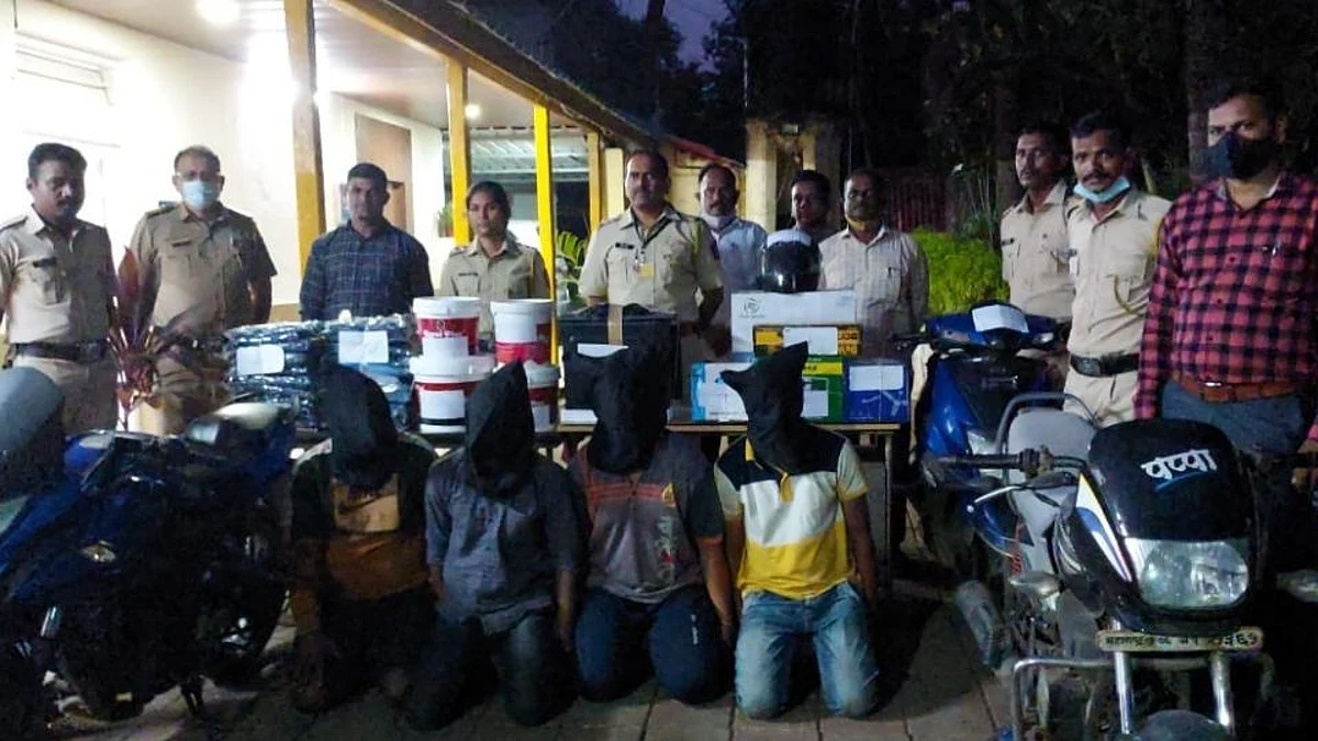 Alibag : अंमली पदार्थ प्राशन करून चोऱ्या करणारे तरुण जेरबंद!