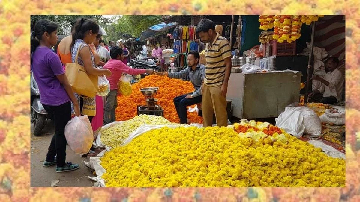 दसऱ्याच्या मुहूर्तावर फुलांच्या दरांनी गाठला उच्चांक !