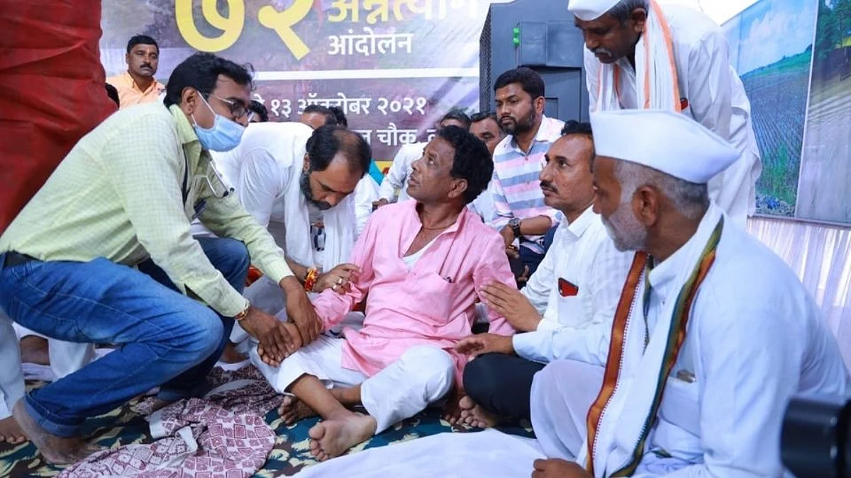 शेतकऱ्याची प्रकृती खालवली, निलंगेकर चिंतेत; सरकारने लक्ष द्यावे