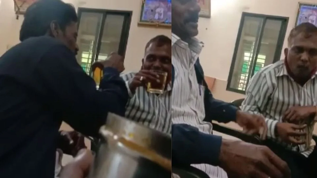 नागपुर प्रादेशिक मनोरुग्णालयात सुरक्षारक्षकांची दारू पार्टी; पार्टीचा व्हिडिओ व्हायरल