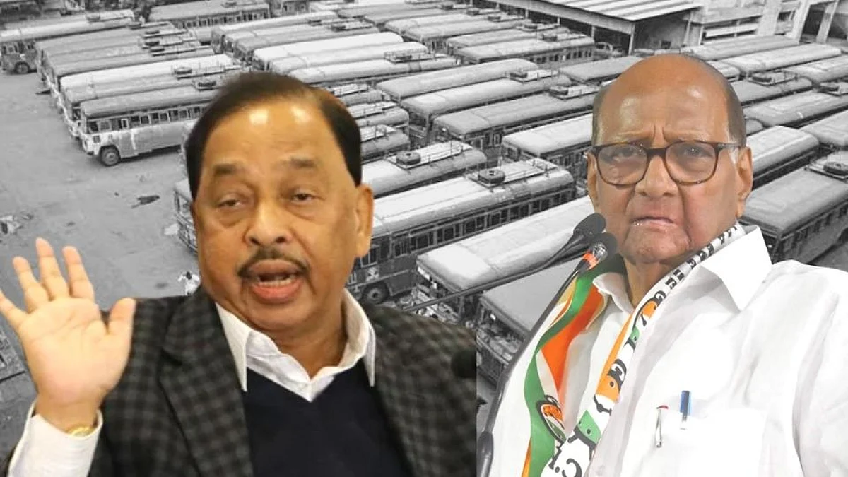 ST Strike : खेळवत ठेवणे हेच शरद पवारांचं काम - नारायण राणे