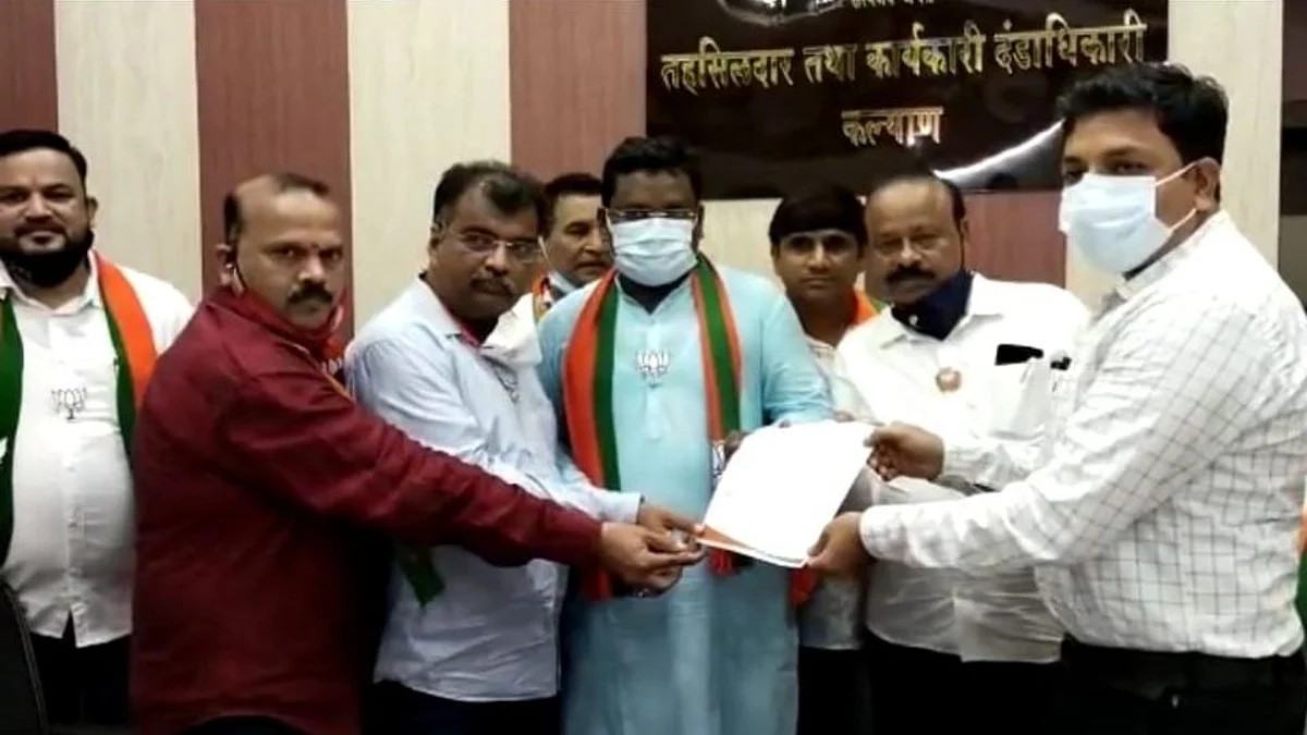 कल्याणात भाजप महाविकास आघडी सरकार विरोधात निषेध मोर्चा...