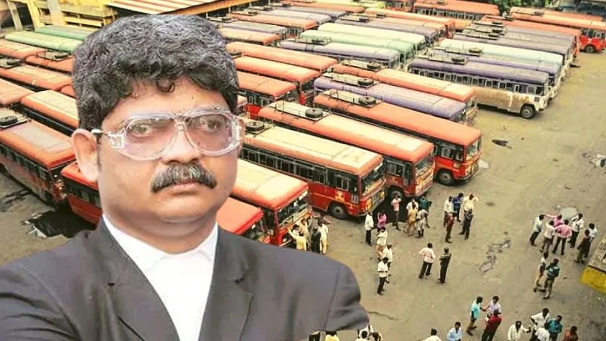 Breaking : ST कर्मचारी विलीनीकरण घेऊन जाणार आणि न्यायालय ते देणार - गुणरत्न सदावर्ते (पहा Video)