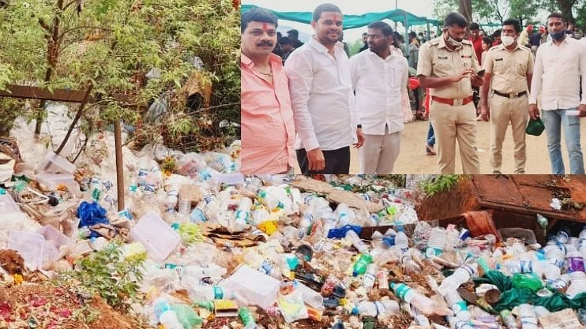 एकविरा आईच्या मंदिर परिसराची दुरवस्था; मनसेनं ठोकलं तिकीट घराला टाळं...