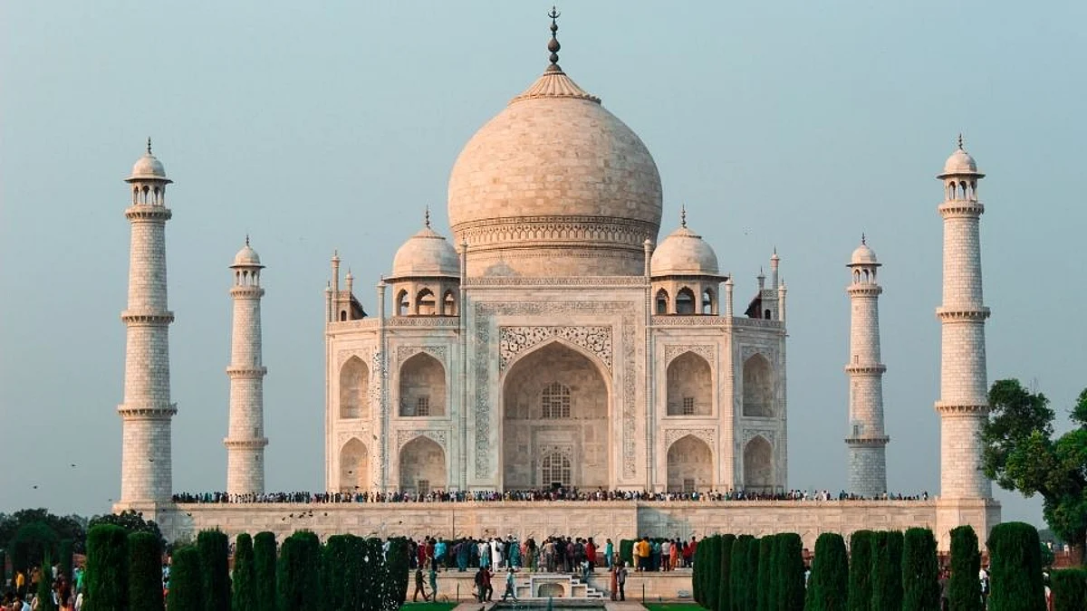 प्रेमासाठी काय पण! पत्नीच्या प्रेमात पठ्ठ्याने बांधला ताजमहाल (पाहा व्हिडिओ)