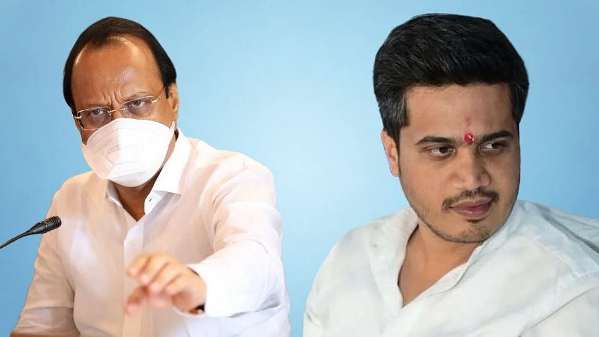 'शहाण्या तू आमदार आहे'; अजितदादांनी रोहित पवारांना मास्कवरुन सुनावलं!