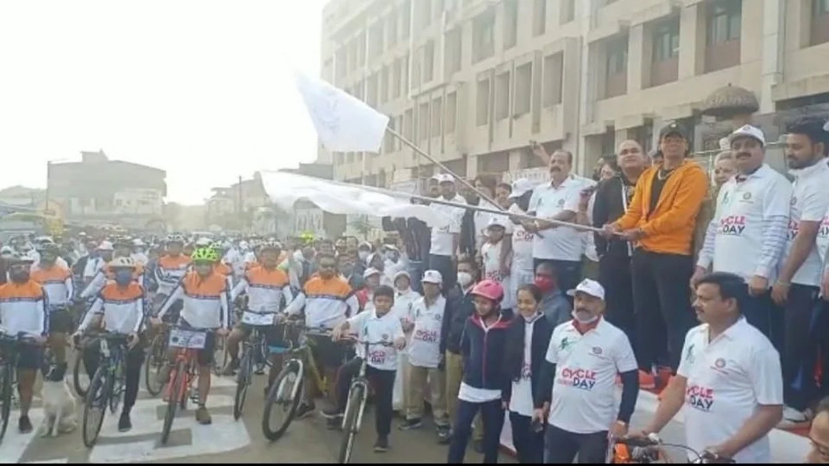 लोणावळ्यात सायकल डे! अभिनेता सिद्धार्थ जाधवच्या हस्ते उद्घाटन...