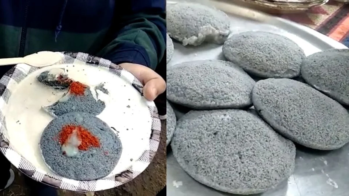 नागपुरची चारकोल (काळी) इडली खाल तर अजून मागाल! पहा अण्णा रेड्डींची काळी इडली...