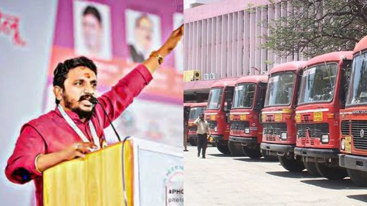 एसटी कर्मचाऱ्यांनी आमदार मिटकरी यांना मागितली भीक!