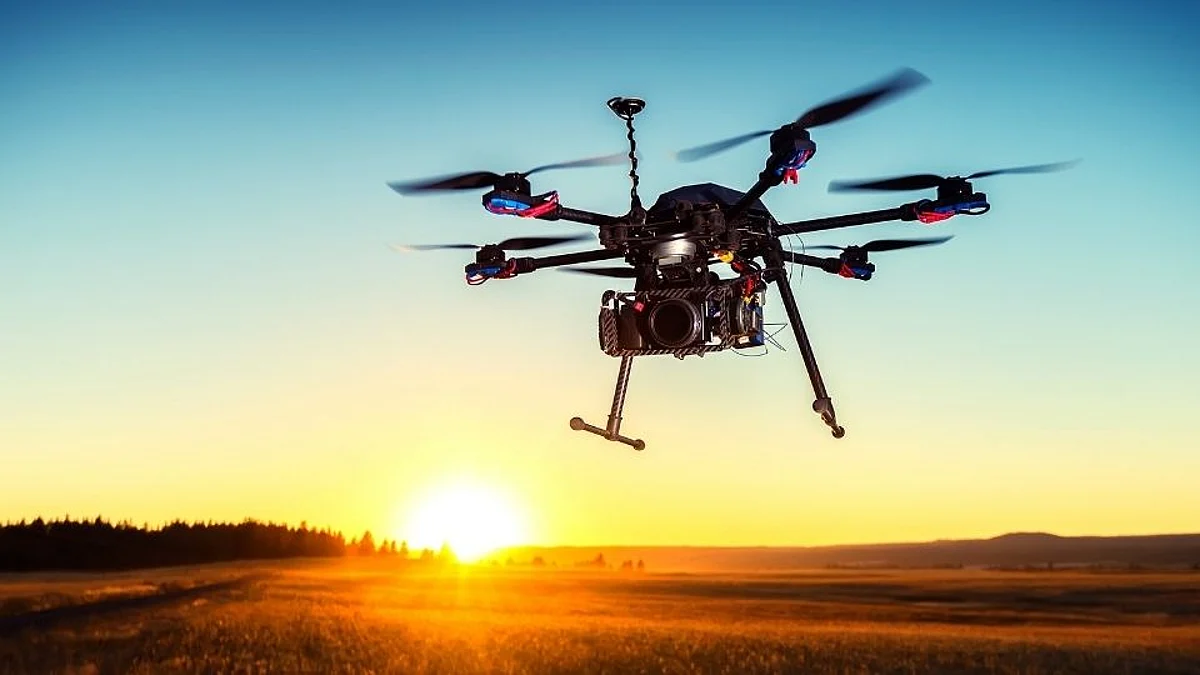 Suspected drone spotted