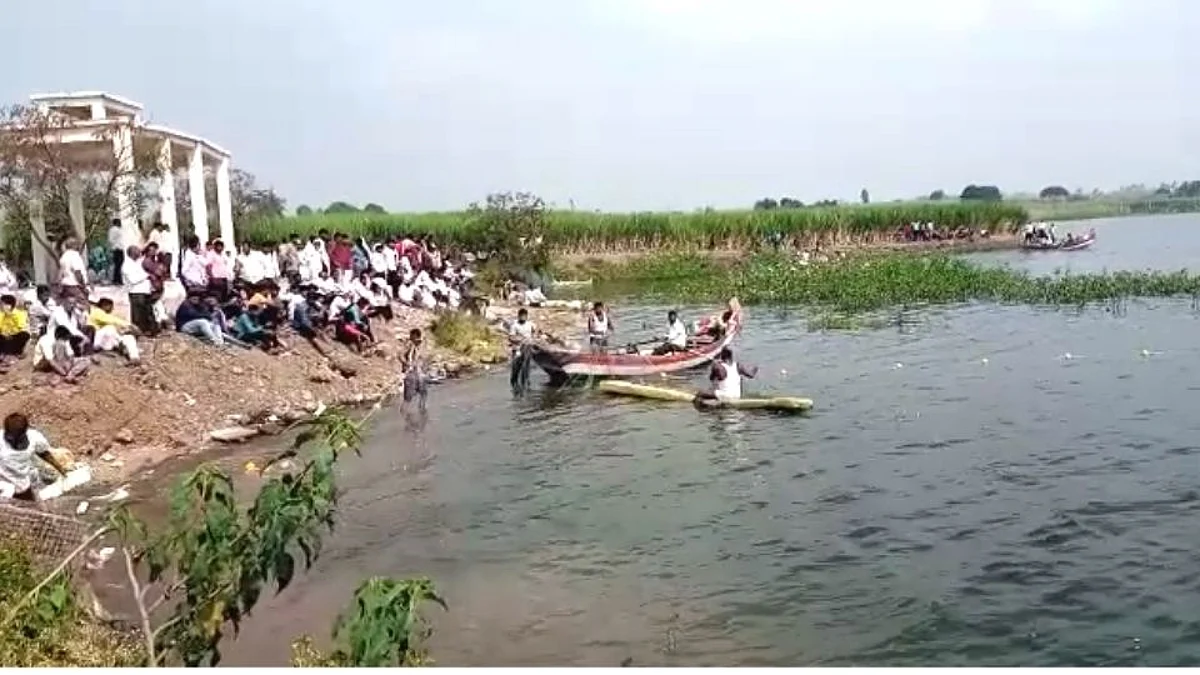 दुर्दैवी : पाहुण्यांना घेऊन फिरायला गेला अन् पाण्यात बुडून दोघांचा अंत झाला