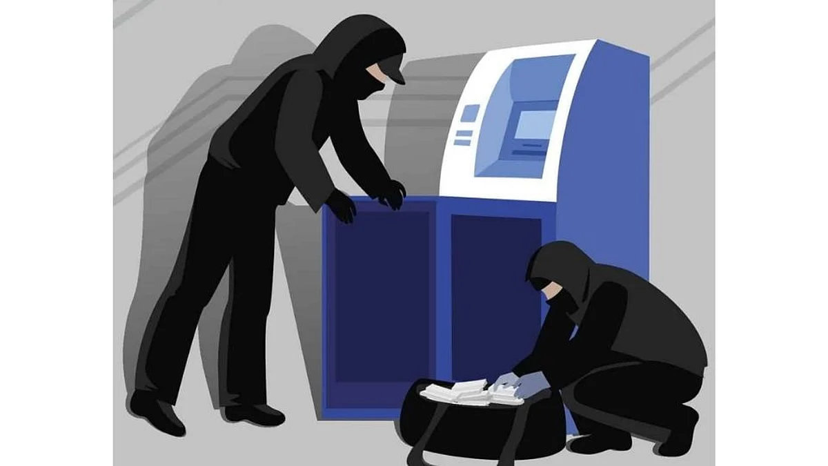 broke the ATM
